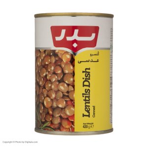 کنسرو عدسی 410 بدر