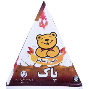 پاک شیر کاکائو سه گوش 200