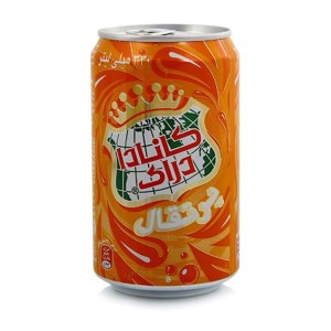 نوشابه قوطی 330 زرد کانادا