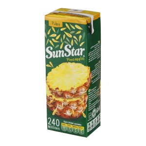 آبمیوه آناناس پالپی 240 سان استار