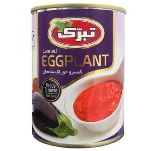 کنسرو خوراک بادمجان 380 گ تبرک