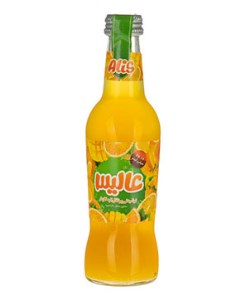 نوشابه شیشه انبه پرتقال 250 عالیس