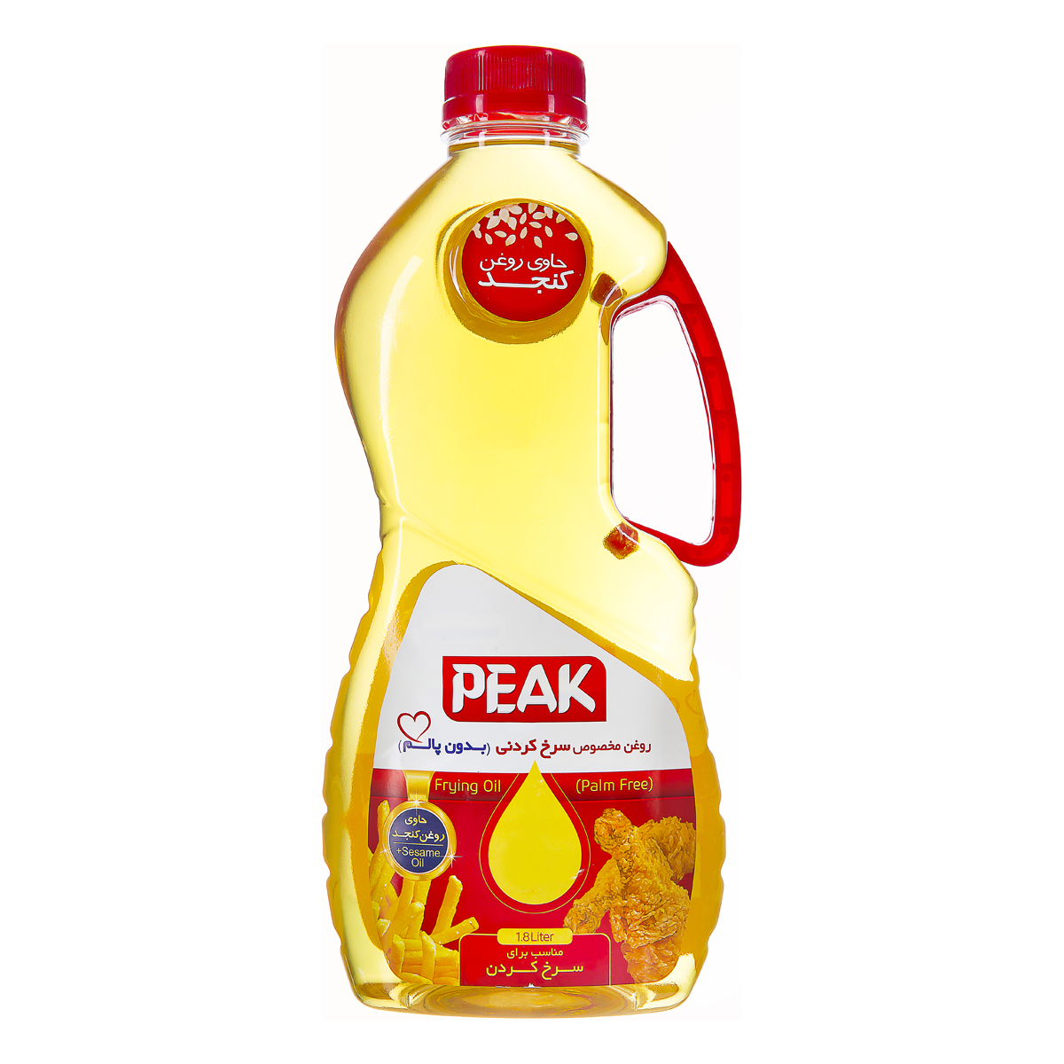 پیک روغن سرخ کنجد 1800 گرم