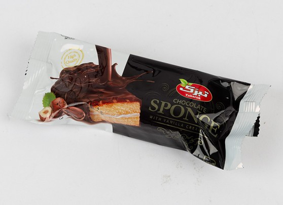 کیک روکش کاکائویی 40گ تبرک