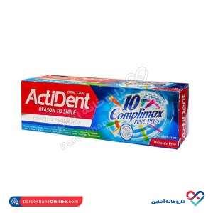 اکتیدنت خمیر دندان کامپلیمکس
