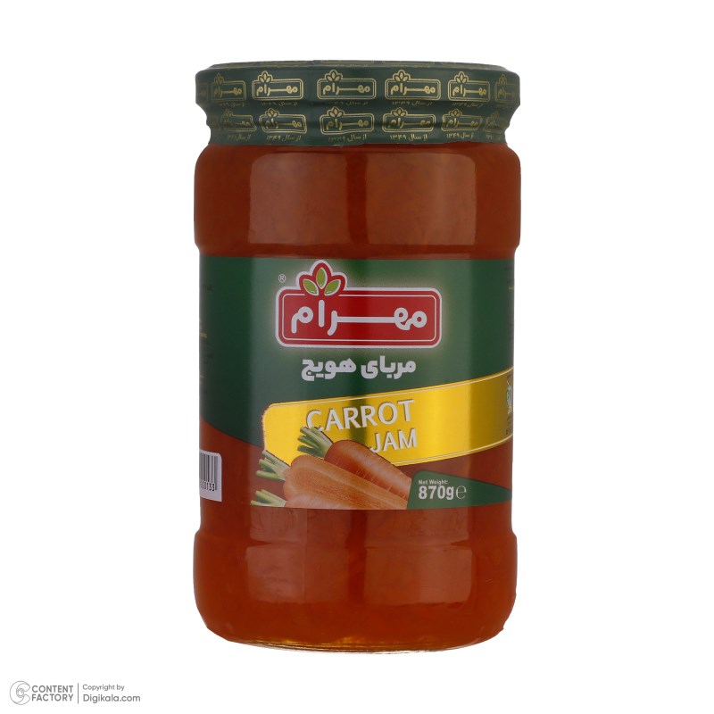 مربا هویج 870 گ مهرام