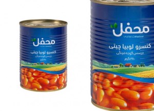 محفل کنسرو لوبیا 380گرم