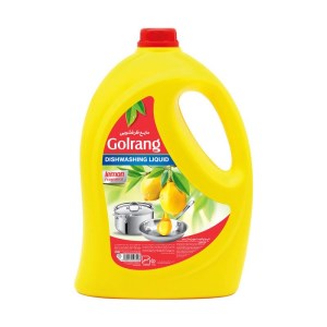 مایع ظرف 3500 گرم لیمویی حاوی صابون گلرنگ