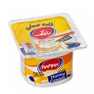 خامه عسلی 100 گرم رامک