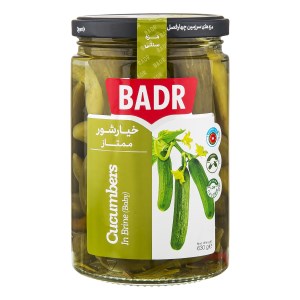 خیارشور شیشه ممتاز 630 بدر