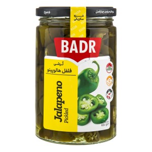 ترشی فلفل هالوپینوسبز بدر600