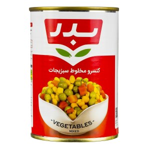 کنسرو مخلوط سبزیجات بدر