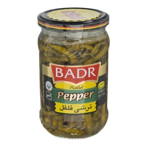 ترشی فلفل سبز 570 گ بدر