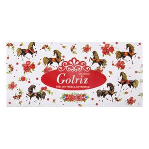 دستمال کاغذی 100 برگ گلریز