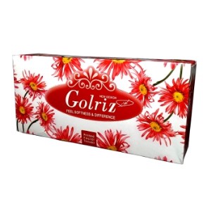 دستمال 200 برگ گلدار گلریز