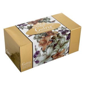 دستمال 300برگ گلریز نقره ای