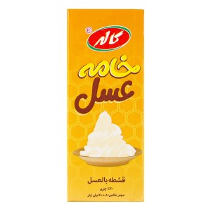 خامه عسلی 200 گرم تترا پک کاله