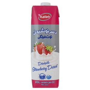 دسر نوشیدنی توت فرنگی