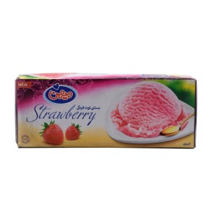 بستنی 1 لیتر توت فرنگی 500 گ میهن