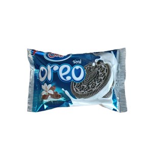 بستنی اورئو وانیلی با بیسکوییت کاکائویی میهن