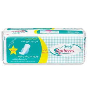 نوار بهداشتی شبانه ضخیم خ خ بزرگ پنبه ریز