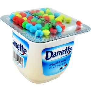 دسر شیری با طعم وانیل با دراژه کاکائویی دنت