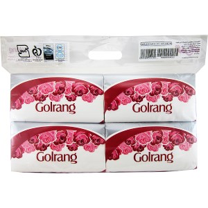 دستمال کاغذی اقتصادی گلرنگ بسته 4 عددی