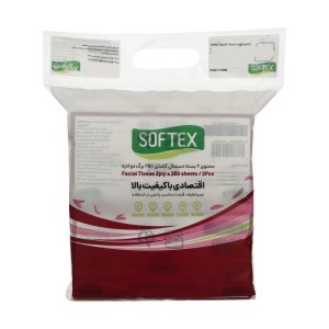 پک دستمال کاغذی 250 برگ سافتکس
